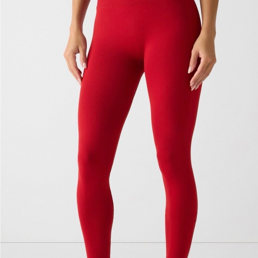 NWT Fabletics Women's Red Leggings